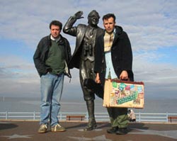 Robert Newman, Mark Thomas and Eric Morecambe