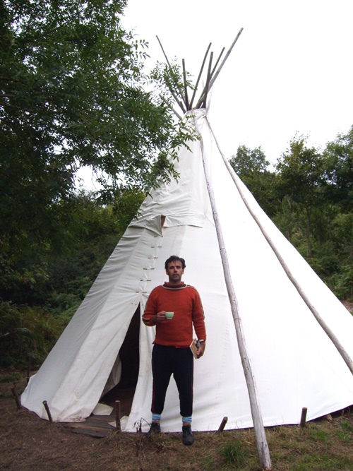 Mr Newman on holiday, August 2006, England
